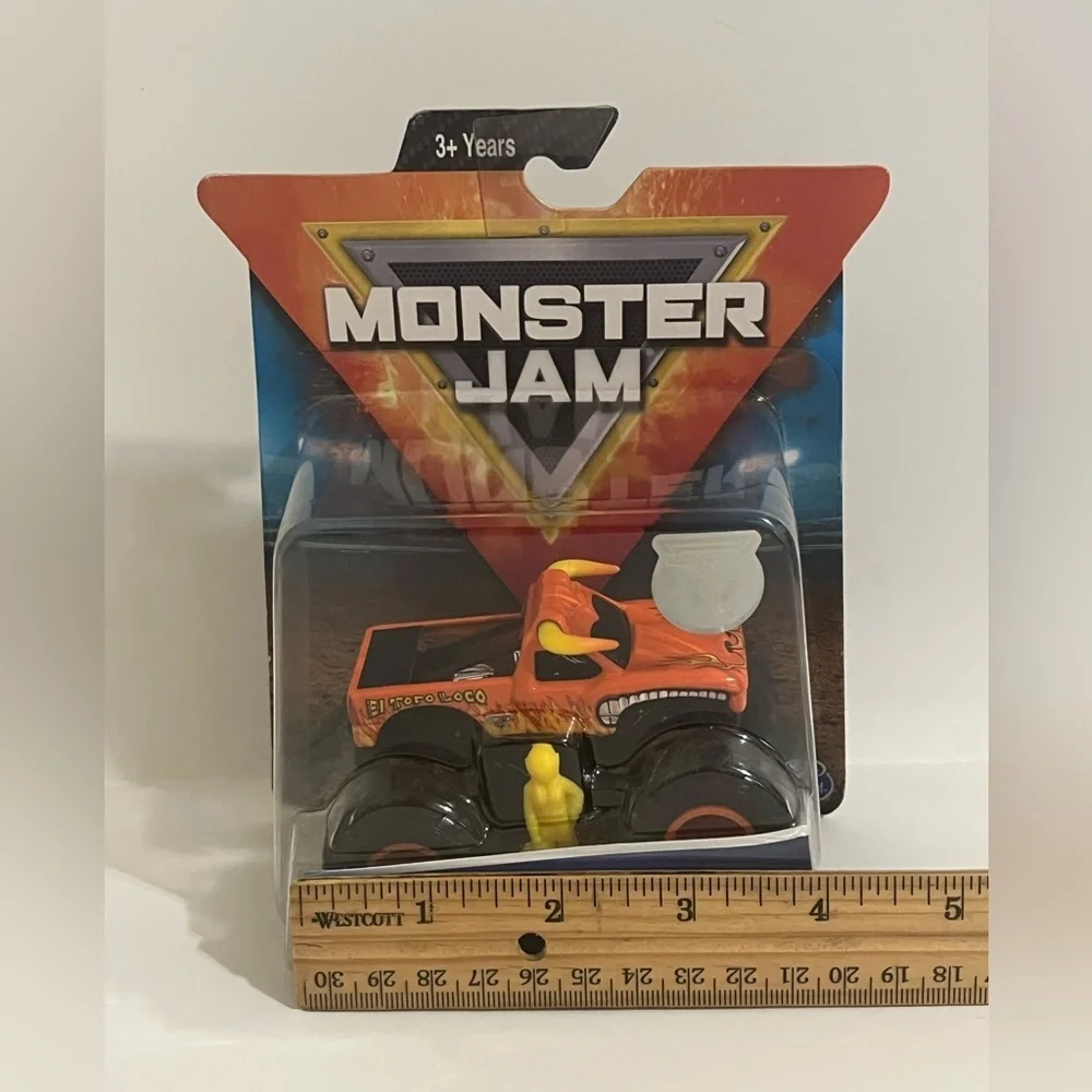 Monster Jam El Toro Orange Truck with Authenticity Seal